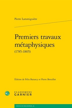 Premiers travaux métaphysiques