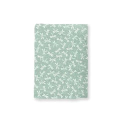 Tissus japonais Sevenberry - 50 x 55 cm - Libellules turquoise