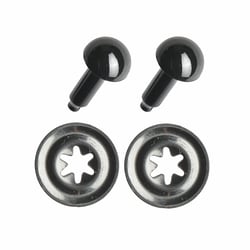 Lot de 2 yeux de sécurité Rico Design - 8 mm