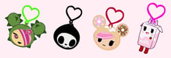 Peluche porte clé Tokidoki - 10 cm - Modèle aléatoire - Produit vendu à l'unité