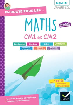 En route pour les maths : CM1, CM2 - Manuel élève (édition 2026)