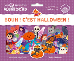 Bouh ! C'est Halloween ! - Ma pochette de gommettes repositionnables