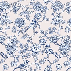 Rouleau de papier déco Decopatch - Toile de Jouy - 100 x 30 cm