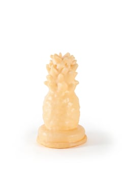Moule à bougie en latex - Ananas