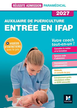 Réussite admission : Entrée en IFAP - Auxiliaire de puériculture (édition 2027)