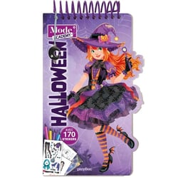 Carnet créatif Mode Academy Halloween (avec un bracelet) : Avec 180 stickers