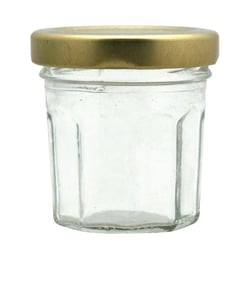 Pot de confiture vide à décorer
