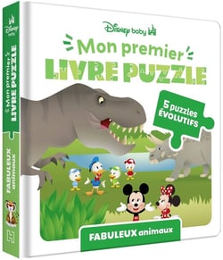 Mon premier livre puzzle : Disney Baby : Fabuleux animaux