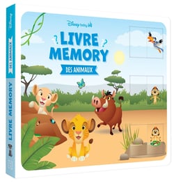 Disney Baby : Le livre memory des animaux
