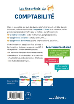 Les essentiels du sup' : Comptabilité 2026/2027 : Cours - QCM - Exercices - Etudes de cas - Corrigés
