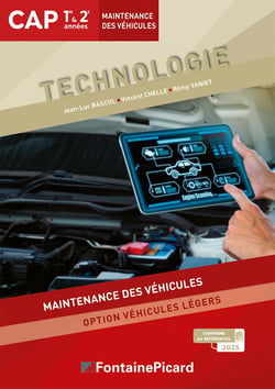 Technologie, CAP 1re et 2de : Maintenance des véhicules, option véhicules légers