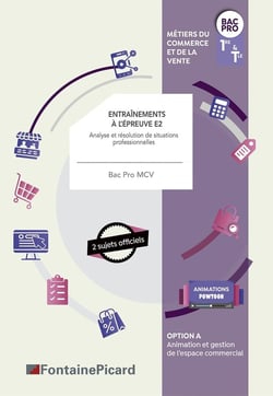 Option A Bac Pro, métiers du commerce et de la vente 1re et Tle : Entraînement à l'épreuve E2, analyse et résolution de situations professionnelles