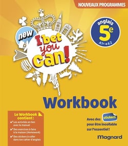 New I Bet You Can : Anglais - 5e - Workbook