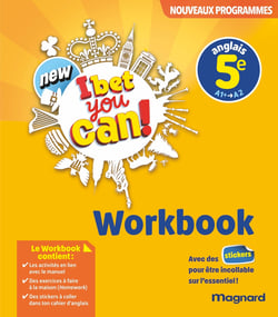 New I Bet You Can : Anglais - 5e - Workbook
