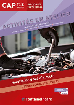 Activités en atelier, CAP 1re et 2de : Maintenance des véhicules, option véhicules légers