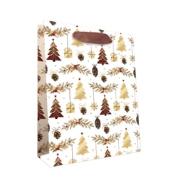 Sac cadeau Editions Cely - Nöel sapin en or - taille M