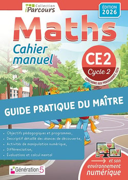 IParcours : Maths : CE2 - Guide pratique du Maître (édition 2026)
