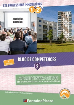 Corrigé bloc de competences 2 : Administration des copropriétés et de l'habitation social. BTS professions immobilières 1re et 2e année