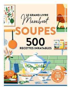 Le grand livre Marabout des soupes : 500 recettes inratables