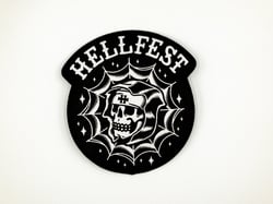Patch Spider Skull Hellfest