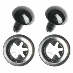 Lot de 2 yeux de sécurité - 12 mm