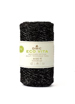 Pelote de fil à crocheter/tricoter DMC - Eco vita 3 - Métallisé 721