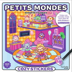 Cozy stickers (avec pince) - Petits mondes