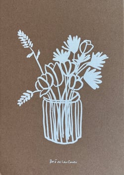 Carnet A5 Bouquet - Zoé de Las Cases
