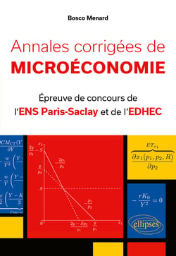 Annales corrigées de microéconomie : Épreuve de concours de l'ENS Paris-Saclay et de l'EDHEC