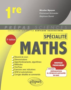 Spécialité Mathématiques : 1re (3e édition)