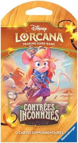 Booster Disney Lorcana S12 - Contrées Inconnues - Modèles aléatoires - Vendu à l'unité 