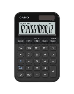 Calculatrice Casio - Bureau et poche - MS-20YC-LG-W-EP