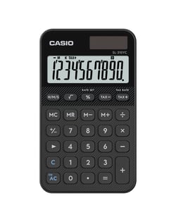 Calculatrice Casio - bureau et poche - SL-310YC-BK-W-EP