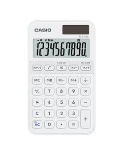Calculatrice Casio - bureau et poche - SL-310YC-WE-W-EP
