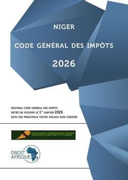 Niger : Code général des impôts 2026