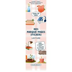 Marque page stickers - lecture
