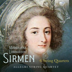Maddalena Laura Lombardini Sirmen : Six quatuors à cordes