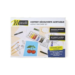 Coffret découverte peinture acrylique - 26 pièces - Monali