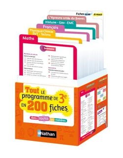 Le Brevet, c'est dans la Boîte ! Tout le programme de 3e en 200 fiches (édition 2027)