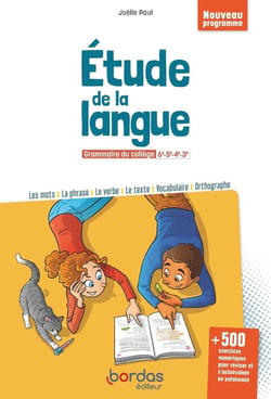 Étude de la langue : Grammaire du collège - Manuel de l'élève (édition 2026)