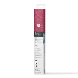 Vinyle permanent Cricut™ - Smart Iron-On™ pailleté - 33 cm x 91,4 cm - Pink
