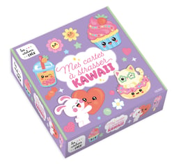 Mes cartes kawaii à décorer avec des pixel strass !