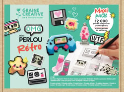 Kit mini perlou - Graine Créative - retro