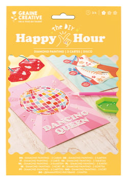 Kit diamond painting - Graine Créative - disco