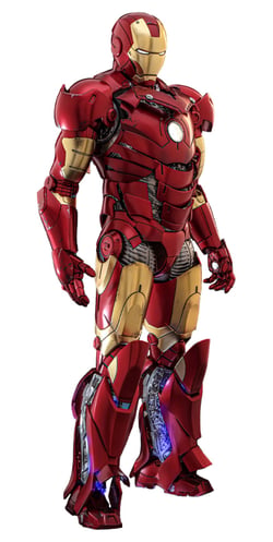 Iron Man figurine Movie Masterpiece Diecast 1/6 Iron Man Mark III (Armor Suit Up Version) 32 cm