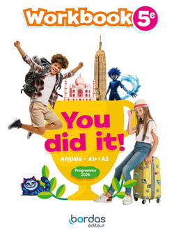 You did it! : Anglais - 5e - Workbook (édition 2026)