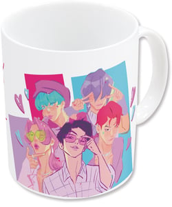 Mug en céramique KPOP Demon Hunters Saja Boys - 325 ml