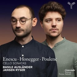 Enescu Honegger Poulenc Cello Sonat