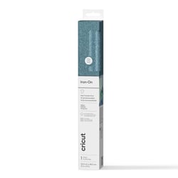 Thermocollant pailleté - Cricut™ - 30,5 cm x 48,3 cm - deep seafoam