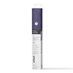 Vinyle thermocollant smart iron-on™ pailleté - Cricut™ - 33 cm x 91,4 cm - bleu saphir